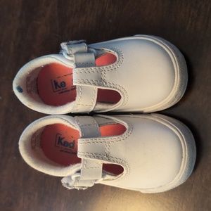 White leather Keds